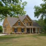 big residential family home on large property